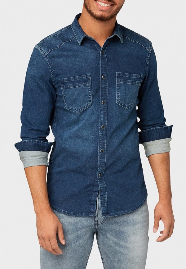 

Рубашка Tom Tailor Denim, Синий