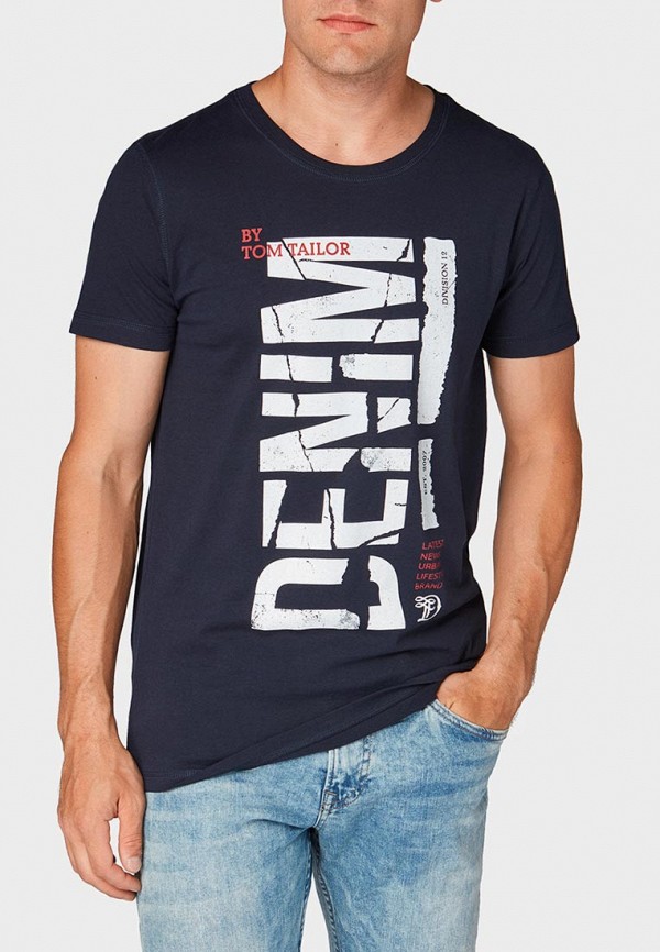 

Футболка Tom Tailor Denim, Синий