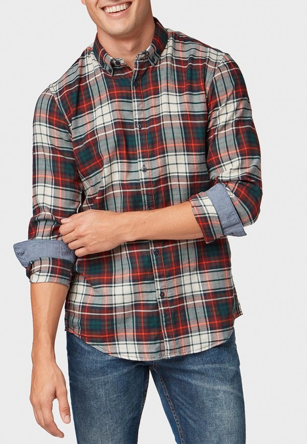 

Рубашка Tom Tailor Denim, Серый