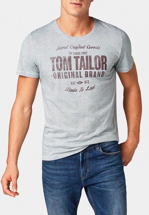 

Футболка Tom Tailor Denim, Серый