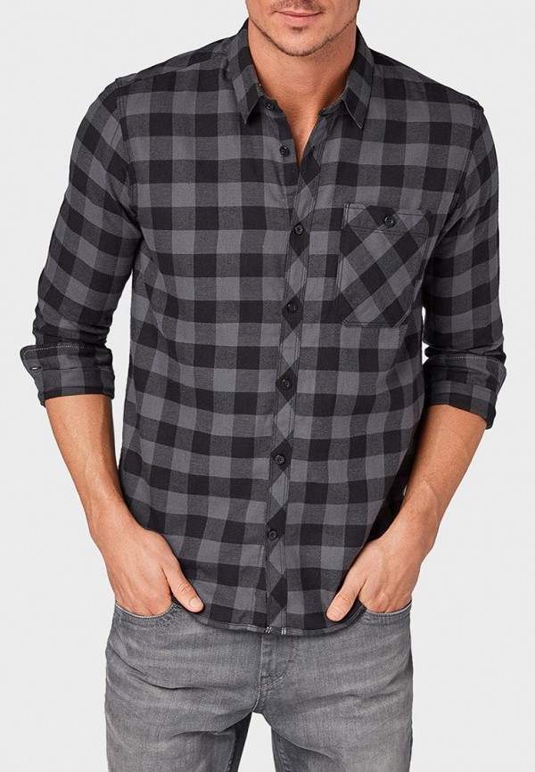 

Рубашка Tom Tailor Denim, Серый