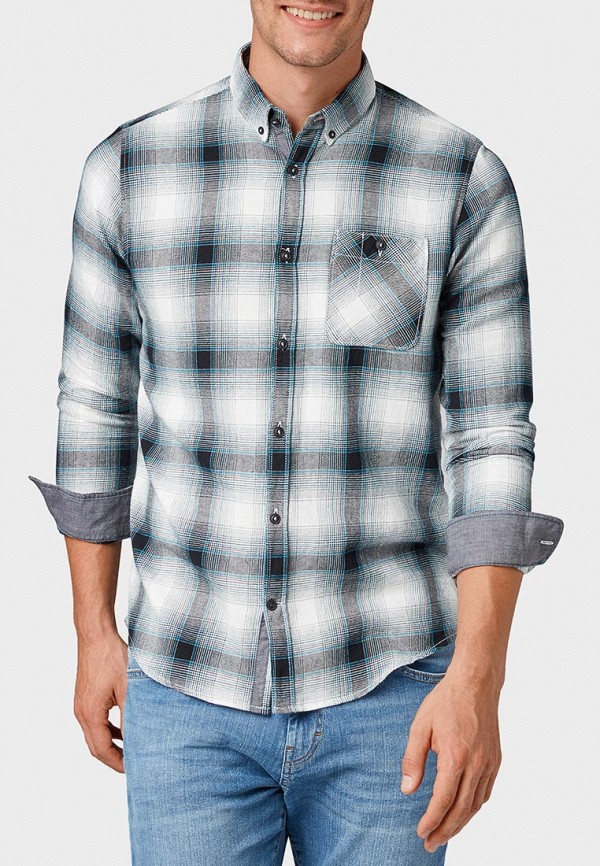 

Рубашка Tom Tailor Denim, Серый