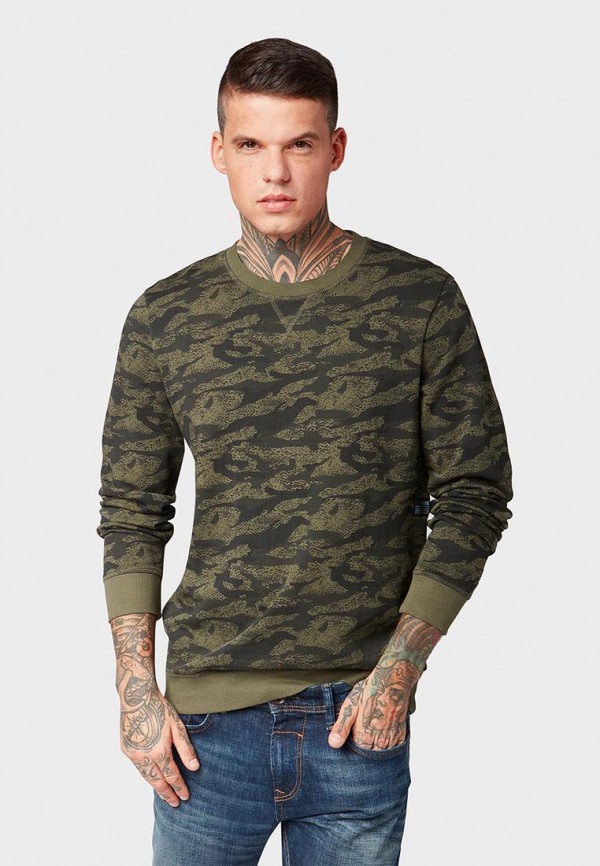 

Свитшот Tom Tailor Denim, Хаки