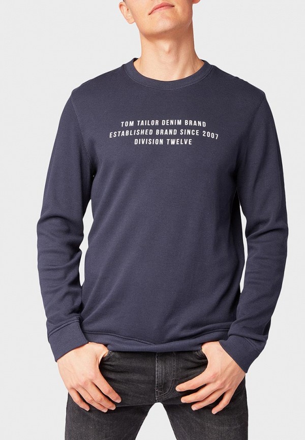 

Свитшот Tom Tailor Denim, Синий
