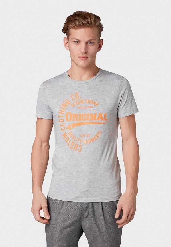 

Футболка Tom Tailor Denim, Серый, Tom Tailor Denim TO793EMDTIZ3