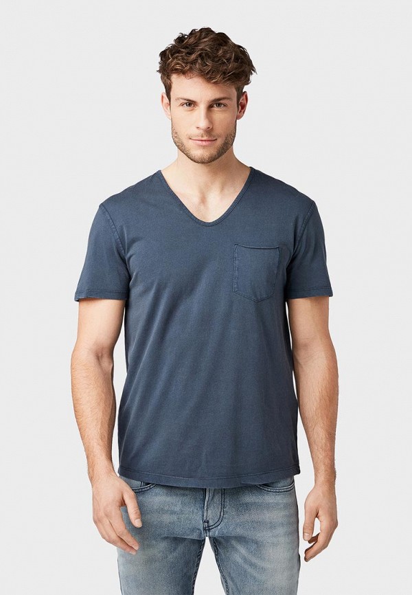 

Футболка Tom Tailor Denim, Синий, Tom Tailor Denim TO793EMDTJA2