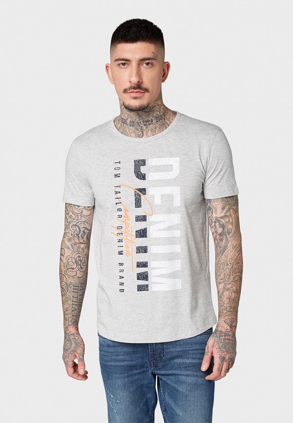 

Футболка Tom Tailor Denim, Серый