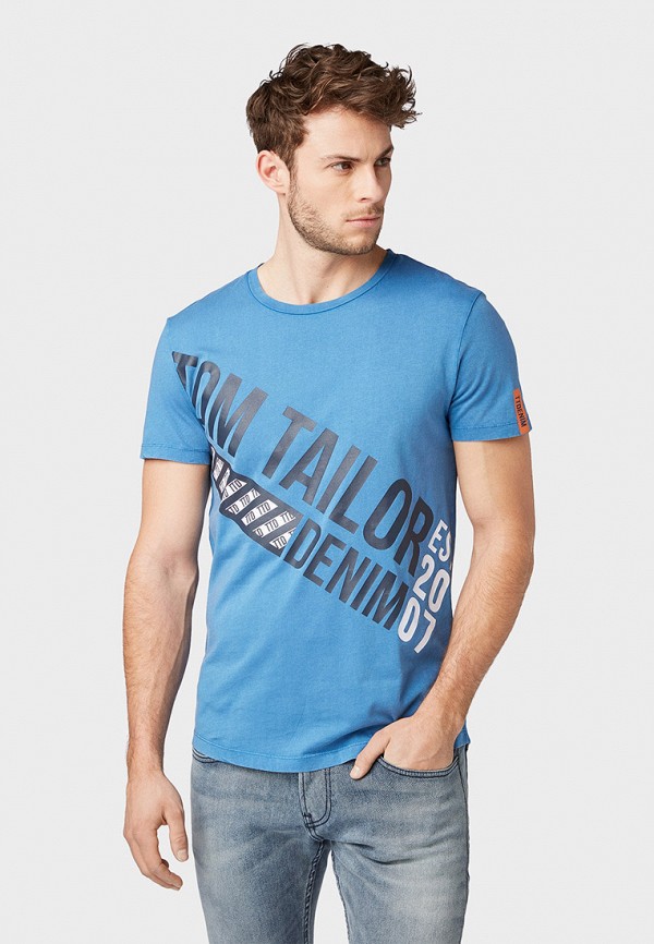

Футболка Tom Tailor Denim, Голубой
