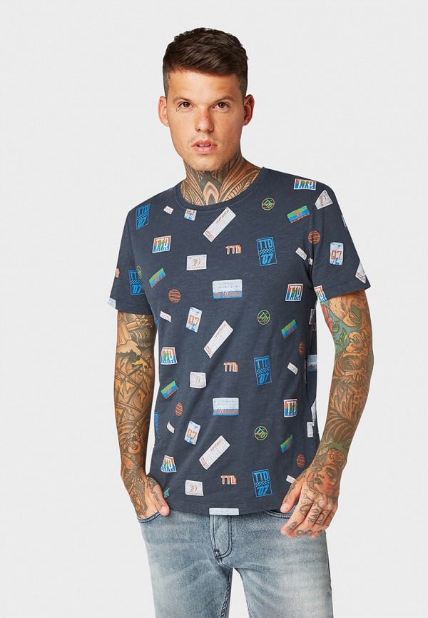 

Футболка Tom Tailor Denim, Синий
