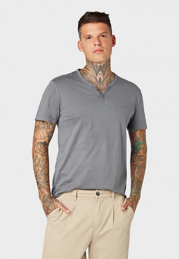 

Футболка Tom Tailor Denim, Серый, Tom Tailor Denim TO793EMDTJB6