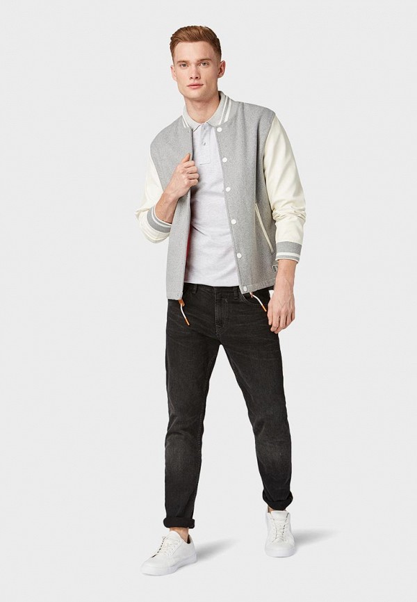 

Поло Tom Tailor Denim; Tom Tailor Denim TO793EMDTJC3, Серый