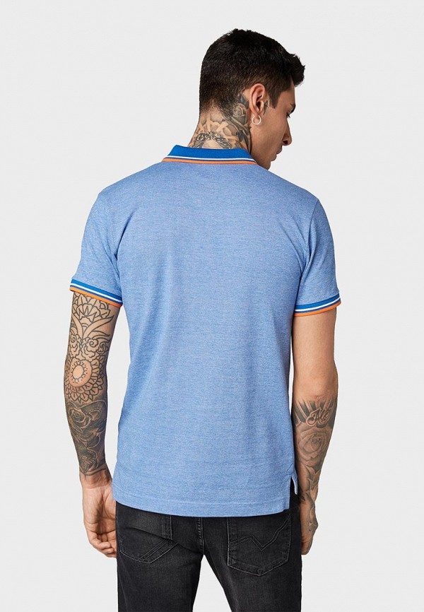 

Поло Tom Tailor Denim; Tom Tailor Denim TO793EMDTJC6, Голубой