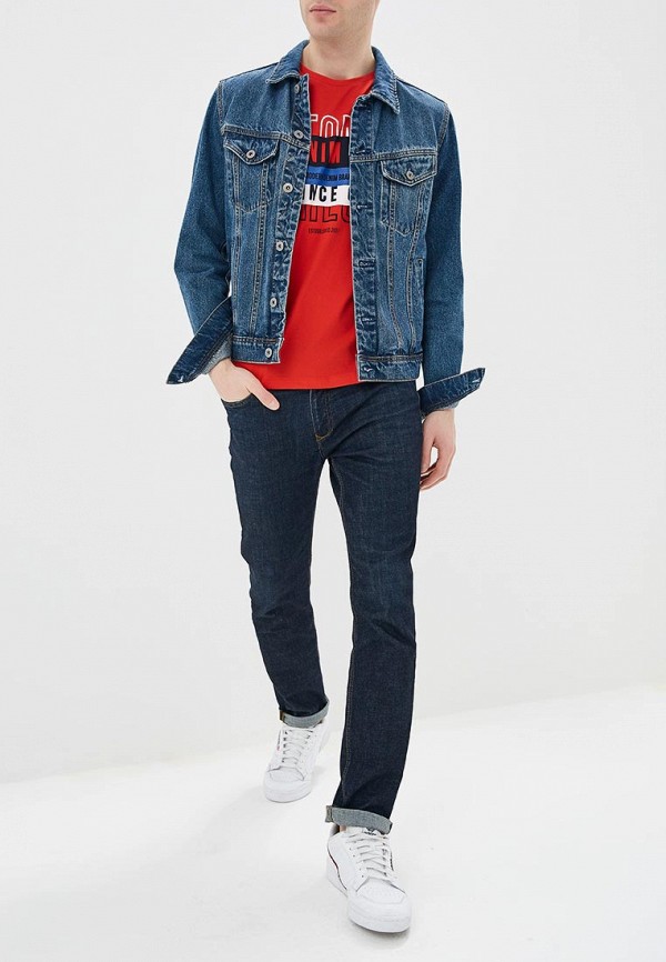 

Футболка Tom Tailor Denim; Tom Tailor Denim TO793EMDTJF2, Красный