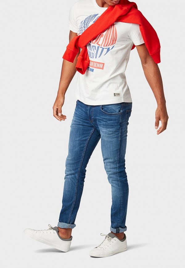 

Футболка Tom Tailor Denim; Tom Tailor Denim TO793EMDTJH4, Белый
