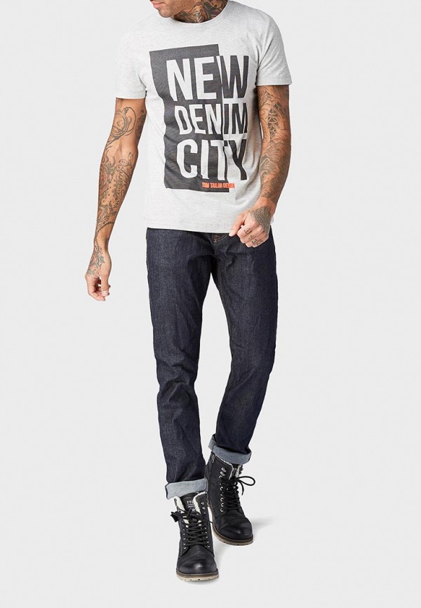 

Футболка Tom Tailor Denim; Tom Tailor Denim TO793EMDTJH5, Белый