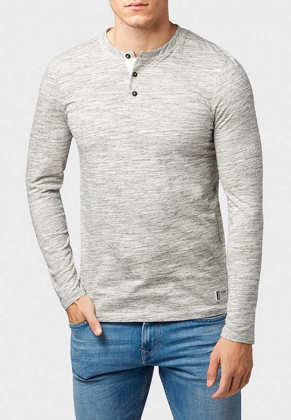 

Лонгслив Tom Tailor Denim, Серый