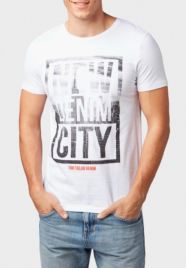 

Футболка Tom Tailor Denim, Белый