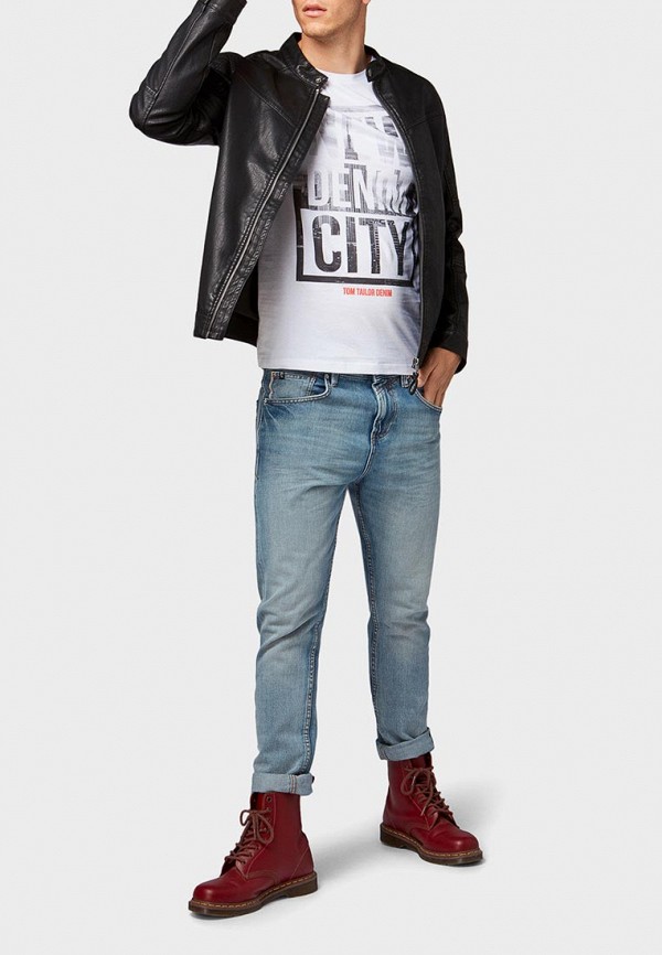 

Футболка Tom Tailor Denim; Tom Tailor Denim TO793EMDTJI0, Белый