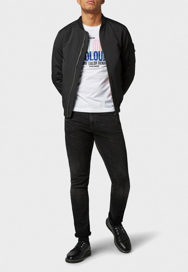 

Футболка Tom Tailor Denim; Tom Tailor Denim TO793EMDTLO4, Белый