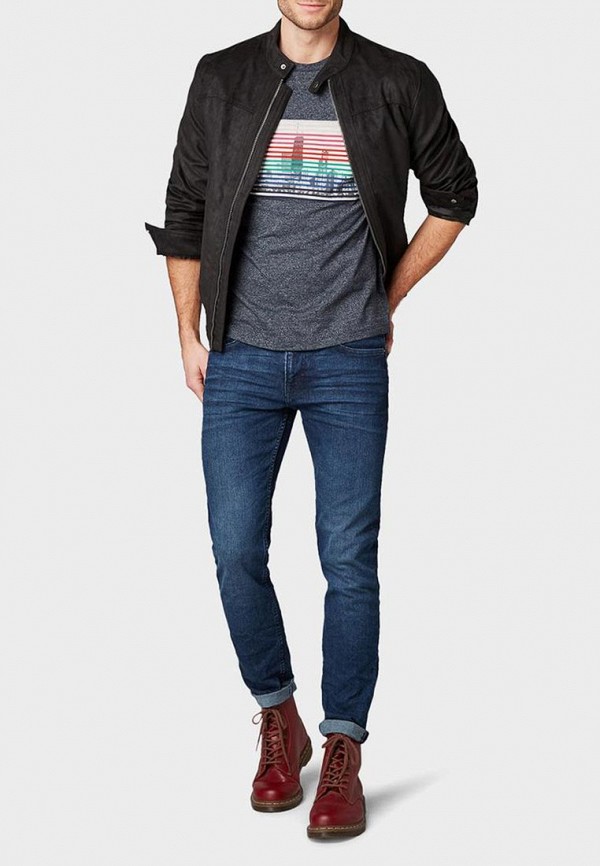

Футболка Tom Tailor Denim; Tom Tailor Denim TO793EMDTLO9, Синий