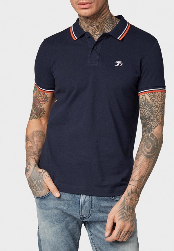

Поло Tom Tailor Denim, Синий