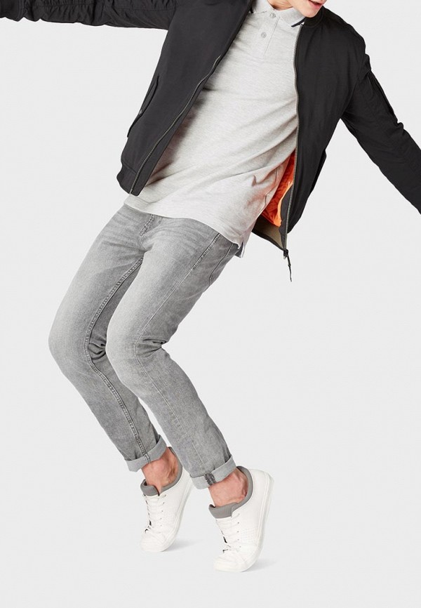 

Поло Tom Tailor Denim; Tom Tailor Denim TO793EMDTLS6, Серый