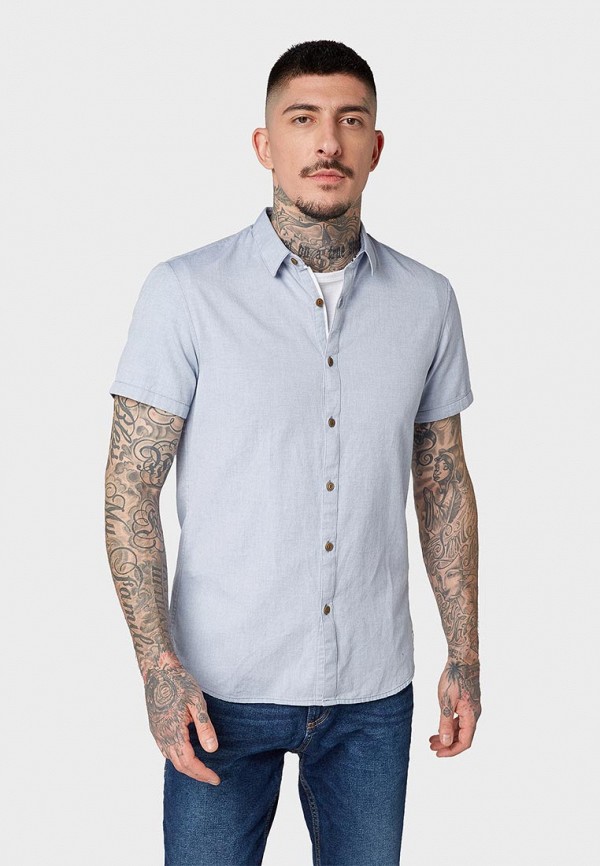 

Рубашка Tom Tailor Denim, Голубой, Tom Tailor Denim TO793EMDTLT7
