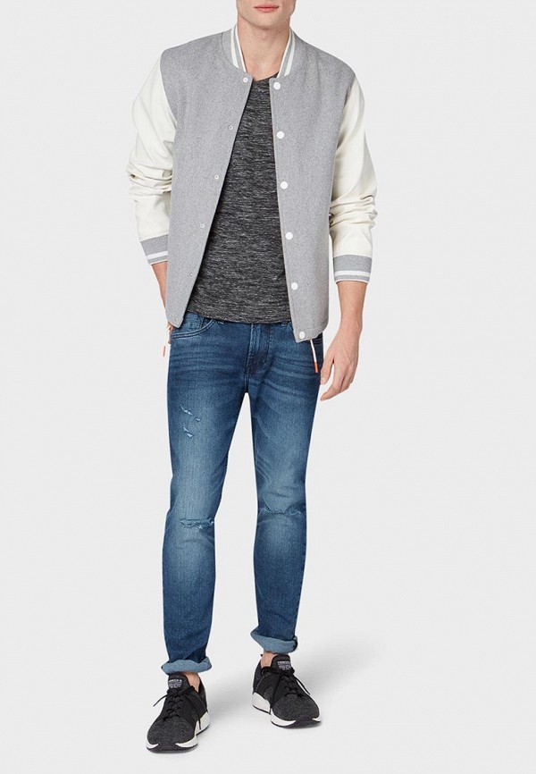 

Футболка Tom Tailor Denim; Tom Tailor Denim TO793EMEDPB9, Серый