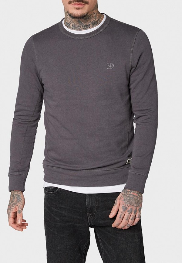 

Свитшот Tom Tailor Denim, Серый