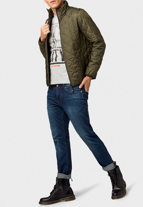 

Футболка Tom Tailor Denim; Tom Tailor Denim TO793EMEOUX5, Серый