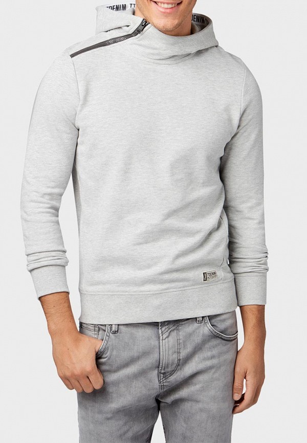 

Худи Tom Tailor Denim, Tom Tailor Denim TO793EMEOUX7, Серый
