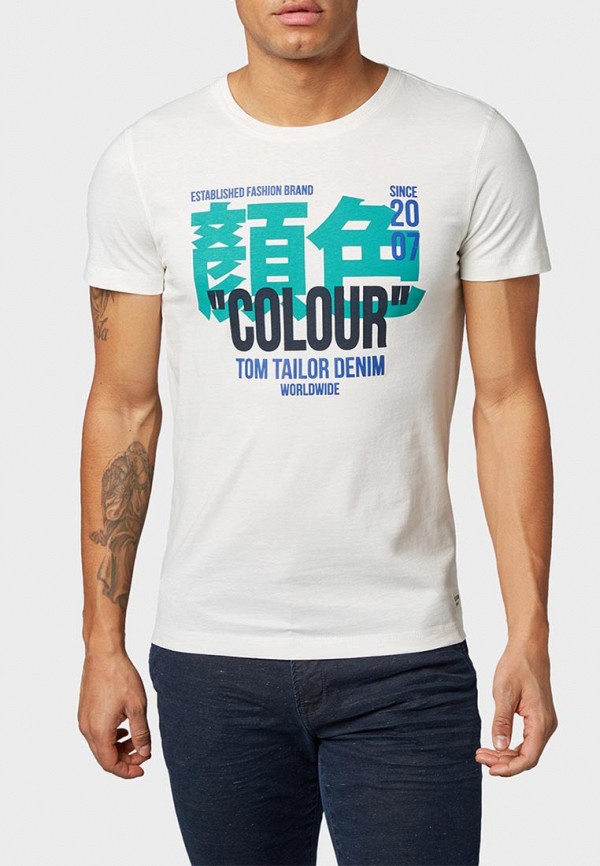 

Футболка Tom Tailor Denim, Белый