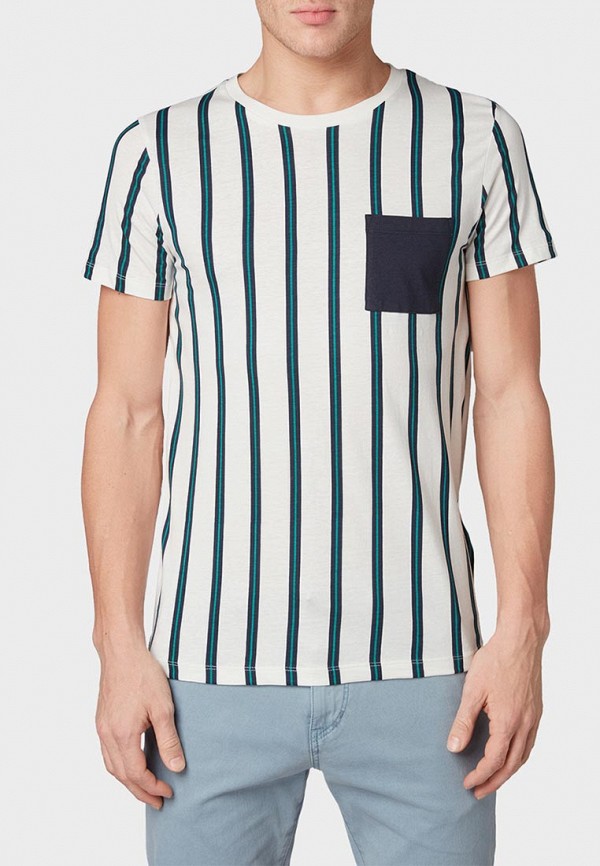 

Футболка Tom Tailor Denim, Белый, Tom Tailor Denim TO793EMEOUY4