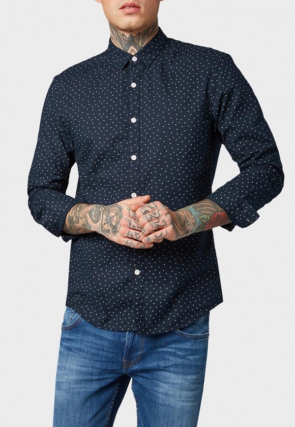 

Рубашка Tom Tailor Denim, Синий