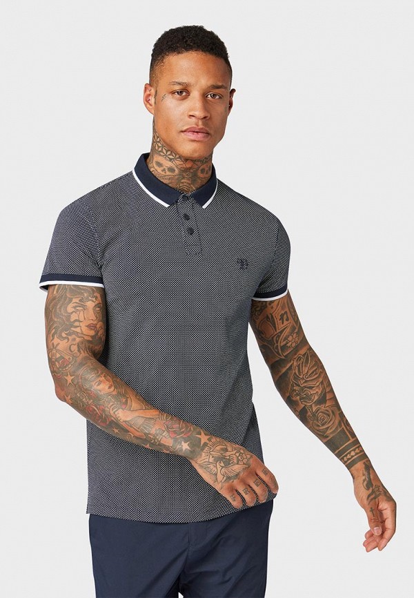 

Поло Tom Tailor Denim, Tom Tailor Denim TO793EMFBCC6, Синий