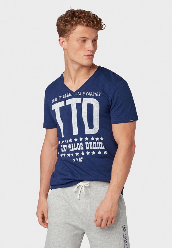 

Футболка Tom Tailor Denim, Синий