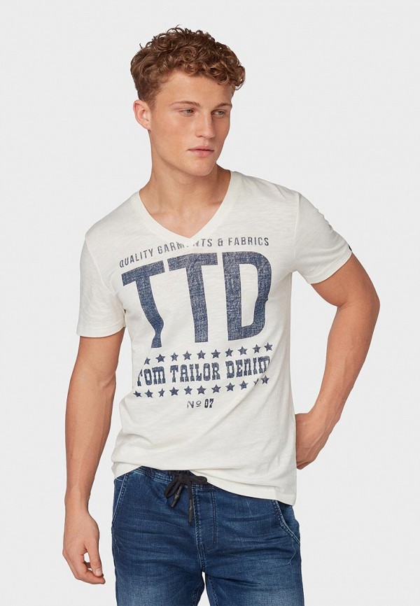 

Футболка Tom Tailor Denim, Бежевый