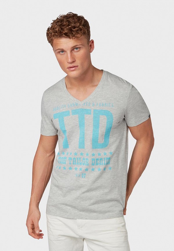 

Футболка Tom Tailor Denim, Серый, Tom Tailor Denim TO793EMFBCD0