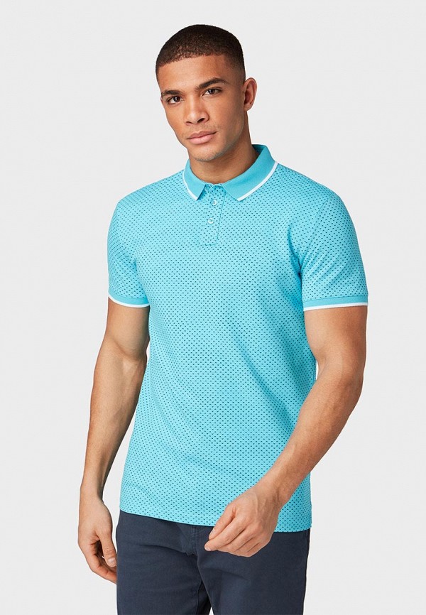 

Поло Tom Tailor Denim, Бирюзовый