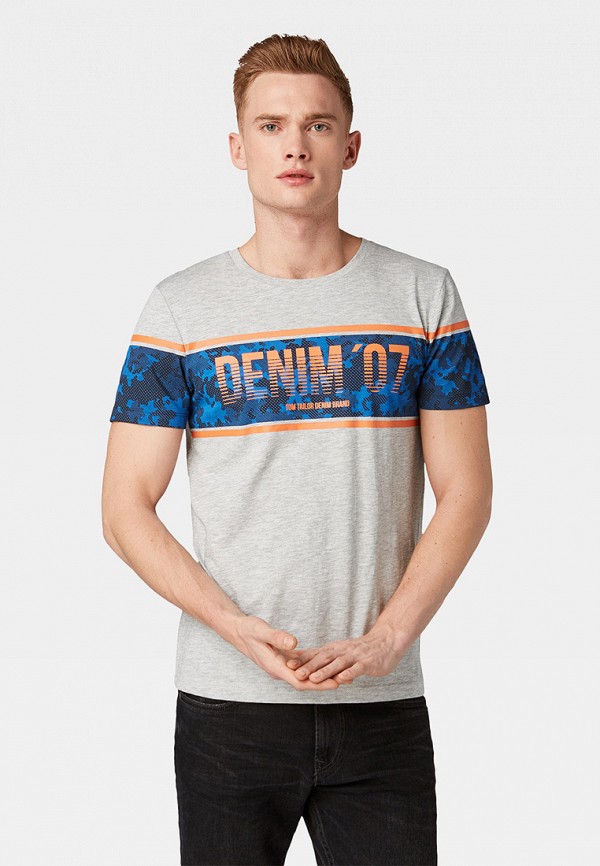 

Футболка Tom Tailor Denim, Серый