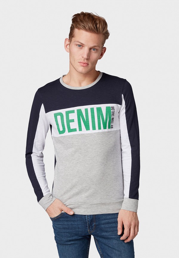 

Лонгслив Tom Tailor Denim, Синий