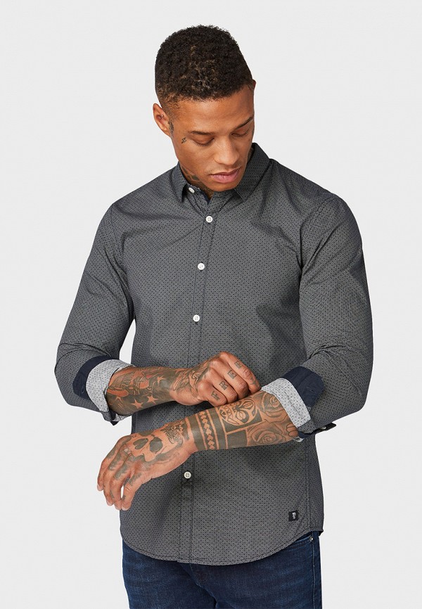 

Рубашка Tom Tailor Denim, Серый