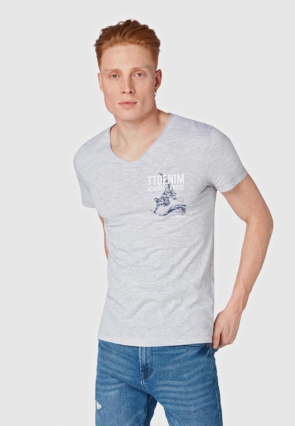 

Футболка Tom Tailor Denim, Серый