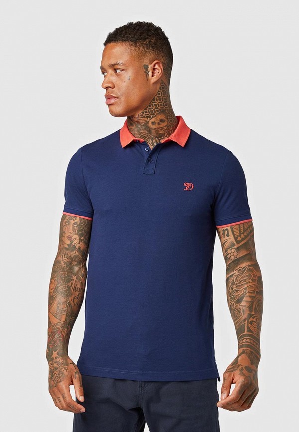 

Поло Tom Tailor Denim, Tom Tailor Denim TO793EMFJEN1, Синий