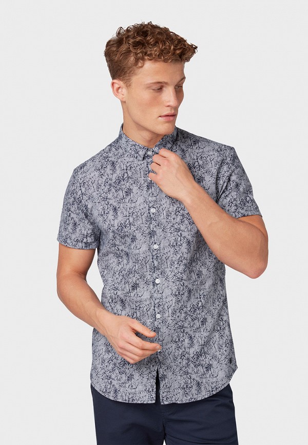 

Рубашка Tom Tailor Denim, Tom Tailor Denim TO793EMFJEN5, Серый