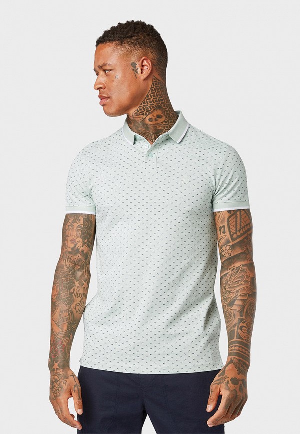 

Поло Tom Tailor Denim, Бирюзовый