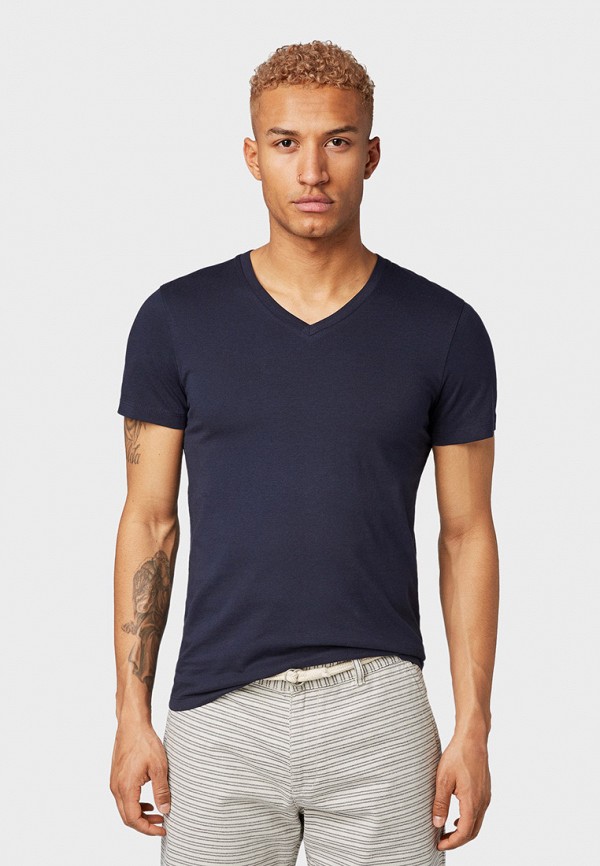 

Футболка Tom Tailor Denim, Tom Tailor Denim TO793EMFYVK1, Синий
