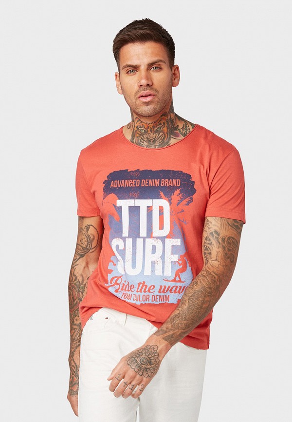 

Футболка Tom Tailor Denim, Красный