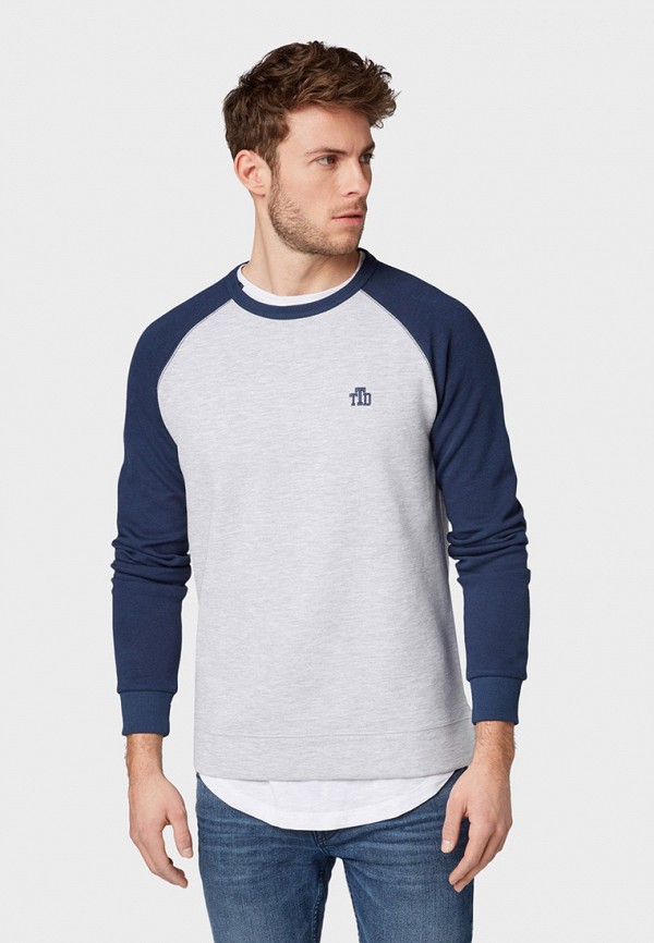 

Свитшот Tom Tailor Denim, Серый, Tom Tailor Denim TO793EMGBCM5