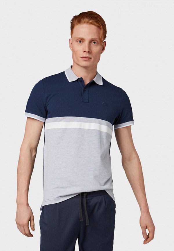 

Поло Tom Tailor Denim, Серый, Tom Tailor Denim TO793EMGBCN8